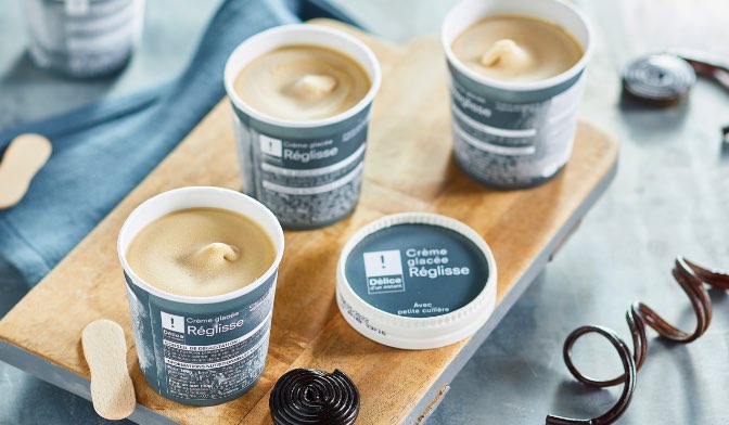 Crème glacée réglisse — vue 2